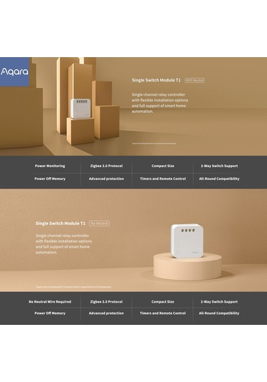 Yifomall Aqara T1 Zigbee 3.0 Akıllı Anahtar Modülü: Uzaktan Kontrol, Elektrik İzleme, Zamanlayıcı Ve Aşırı Yük Koruması Sıfır Ve Akım Tel Versiyonu