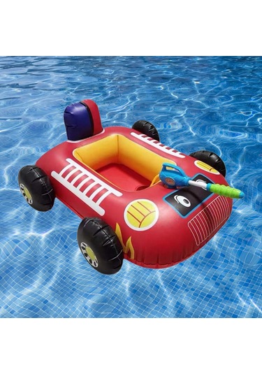 Suntek Çizgi Film Araba Tasarımı Çocuk Havuzu Arka Bahçe Yaz