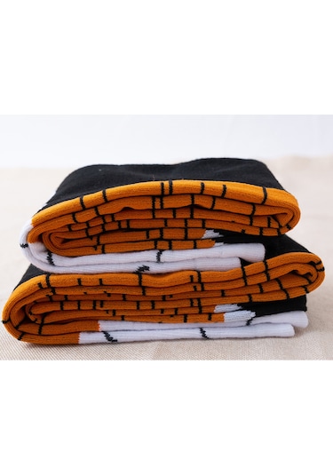 Tenfowee Eşit Ağırlık 45g Anti Kayma Anti Sürtünme Komik Desenli 36cm Uzun Unisex Bilek Çorabı Poşetli Siyah Tenfowee Eşit Ağırlık 45g Anti Kayma Anti Sürtünme Komik Desenli 36cm Uzun Unisex Bilek Çorabı Poşetli Siyah