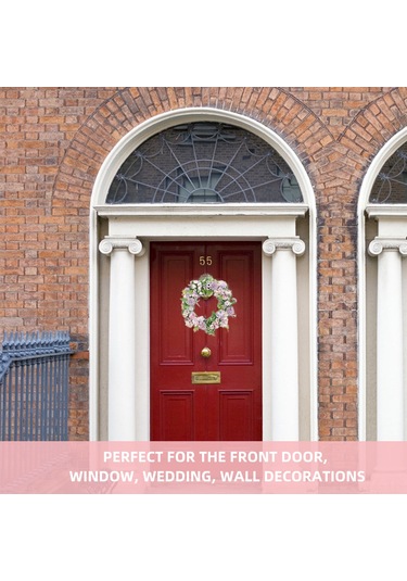 Wezone Yapay Çiçek Çelengi - Dış Mekan Dekorasyonu İçin Dayanıklı Ve Şık