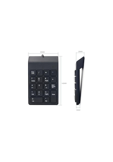 Kablolu Keypad Kablolu Numerik Keypad 18 Tuşlu Sayısal Klavye