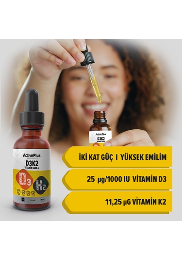 Active Plus D3k2 Vitamin Drop