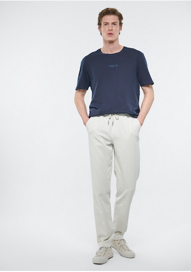 Mavi Bej Jogger Pantolon 0010168 70144 Gri