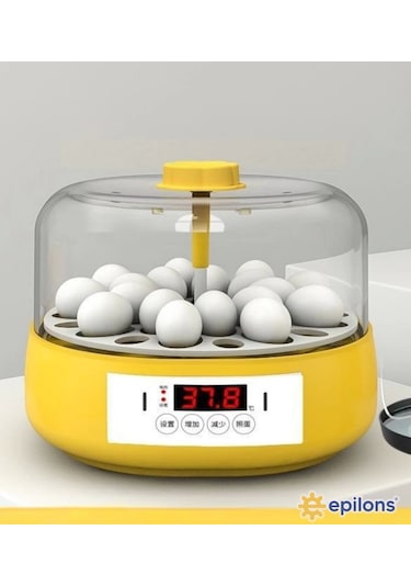 Mini Otomatik Ev Tipi Kuluçka: Papağan Bıldırcın Kuluçka Makinesi 18li Yumurtalı Mx-18