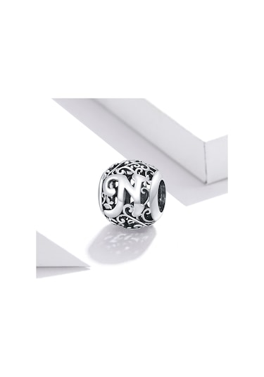 S925 Ayar Gümüş Mori Serisi İçi Boş Harfler Boncuk Dıy Bilezik Kolye Aksesuarları N Çok Renkli