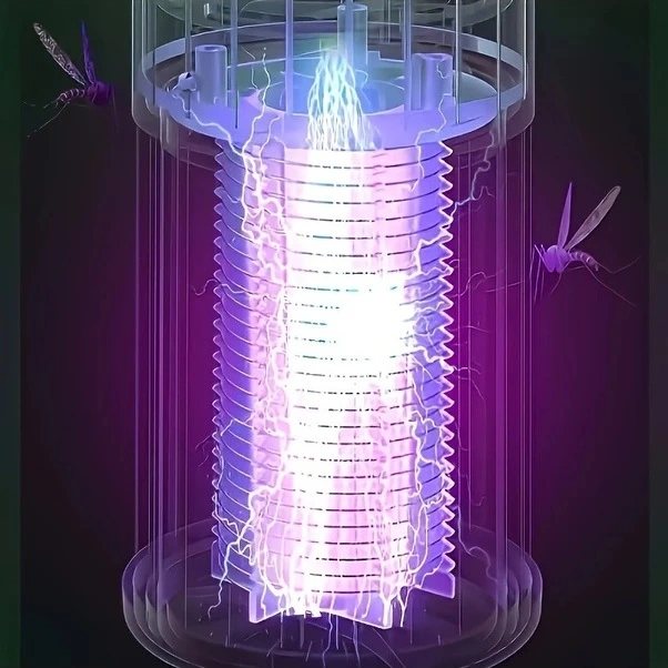 Trendooze Gaojunshop01 Gri Usb Taşınabilir Sivrisinek Öldürücü Lamba Ev İçi Böcek İzleyici Petsafe