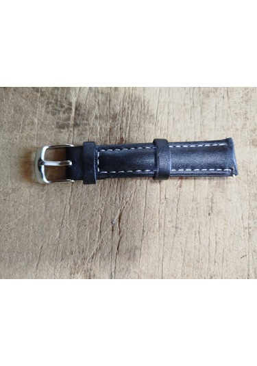 Gogoey Deri Kordon Saat Kayışı Siyah 16 Mm Dks16 Siyah