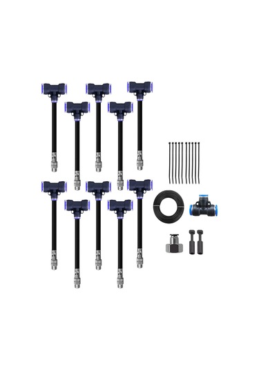 Suntek Magideal Peyzaj Tesisi Sulama Dışında Için Misting Soğutma 10m-boru-10cm-nozul