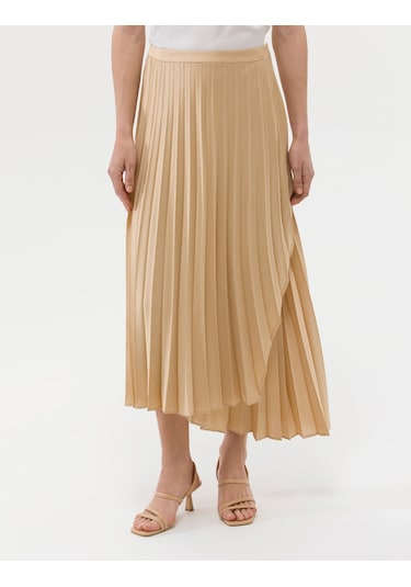 Pierre Cardin Kadın Bej Etek Dokuma 50268502-vr011 Bej