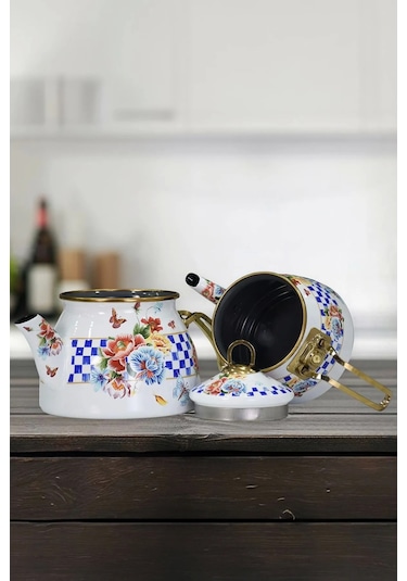 Pr Home Allegro Gold Model Emaye Çaydanlık