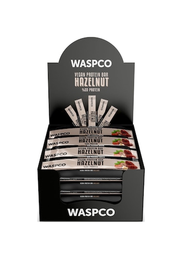 Waspco Fındıklı Vegan Bar 40g x 12 Adet