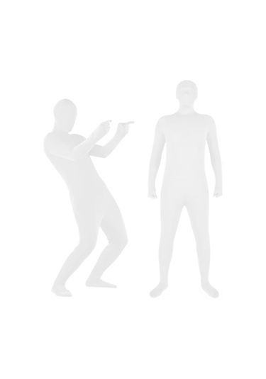 Lemestar Beyaz Klorlu Tek Parça Fotoğraf Stüdyosu Kumaş Kıyafeti, 160cm, Kırpma İçin Uygun Giyim