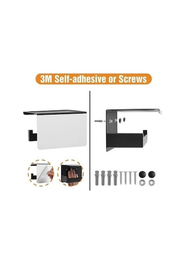 Tongxida Bosphorusboutique 304不锈钢浴室挂件 黑灰色 防滑壁挂毛巾架 Diğer