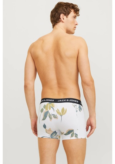 Jack & Jones Erkek Boxer 12273114 Siyah-beyaz-antrasit Siyah-beyaz-antrasit