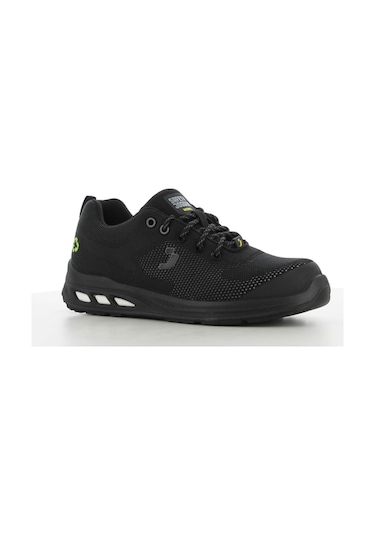 Safety Jogger Ecofitz Black S1p Src Sr Esd Fo İş Ayakkab Siyah