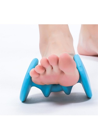 Homyl Taşınabilir Ayak Masajı Silindiri Plantar Topuk Mavi Mavi