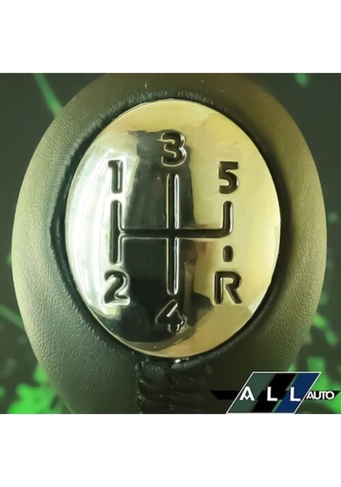 Duster Logan Sandero Siyah Deri Dikişli Kapak Vites Topuzu