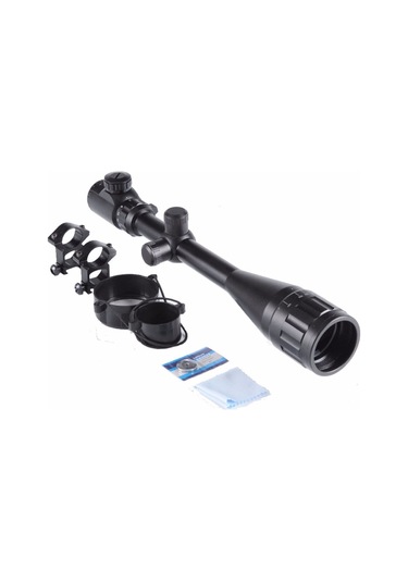 Tr-Nikula 6-24x50 Aoe  Dürbünü Çift Işık Kırmızı Yeşil Kaynaklı Siyah