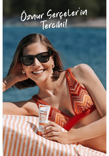 Sebamed Suncare Plaj Aynası Hediyeli - SPF 50+ UVA UVB Filtresi - E Vitamini Yüksek Koruma Yüz Güneş Kremi 50 ML Seti