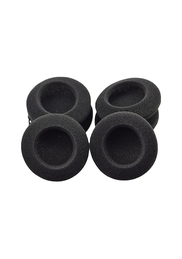 10 Adet Kulaklıklar İçin Sünger Kulak Yastıkları Yedek Yastıklar 60mm Siyah