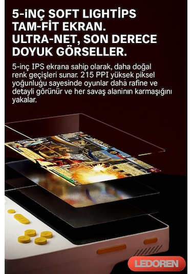 Gamemt E5 Elde Taşınabilir Youtube Chrome Oyun Konsolu 5000 Mah 2