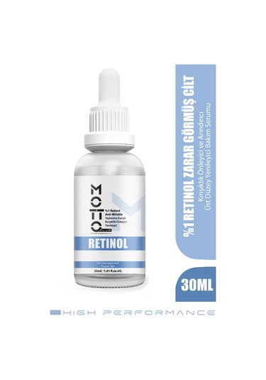 Motto Plus Professional %1 Retinol Kırışıklık Önleyici -gözenek Sıkılaştırıcı Üst Düzey Yenileyici Peeling Bakım Serumu 30ml