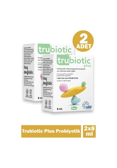 Trubiotic Plus Probiyotik 8 Ml 2 Adet