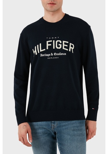 Tommy Hilfiger Erkek Sweat Mw0mw40851 Dw5 Lacivert Lacivert