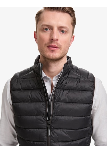 Pierre Cardin Erkek Siyah Mont Yelek 50321036-vr046
