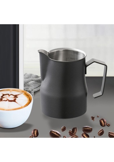 Suntek Sıcak Çikolata Ev Restoranı Için Süt Köpürtme 350ml-siyah