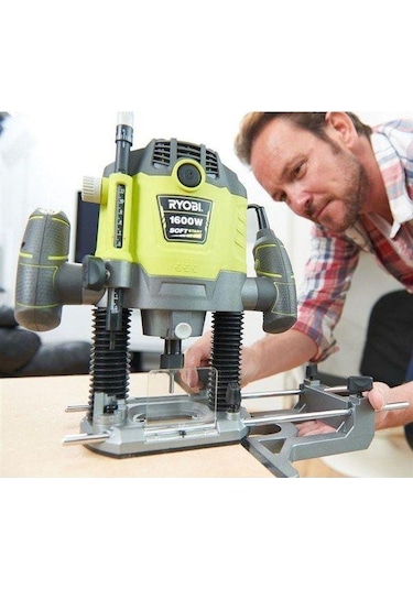 Ryobi RRT1600P-K Çift Kollu El Frezesi 1600W - T5133002606