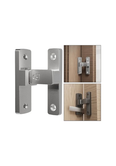 Besthome1 Suntek Banyo Ahır Sürgülü Kapı Gümüş 90 , Yüksek Kalite Ahır Kapısı