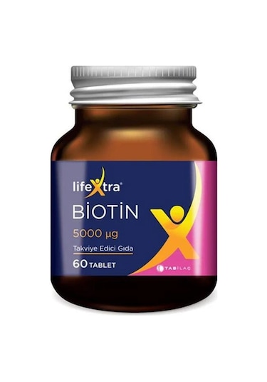 Lifextra Biotin Takviye Edici Gıda 60 Tablet