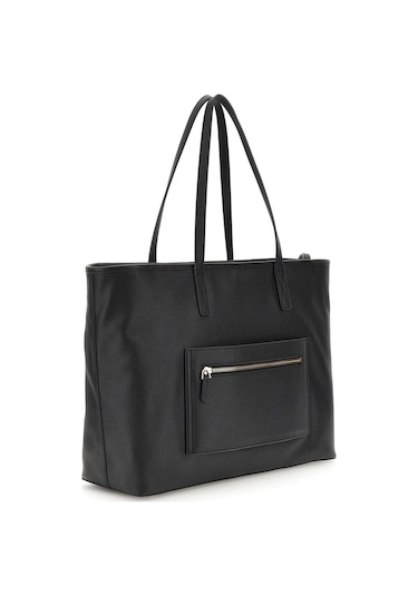 Kadın Üç Parçalı Tote Çanta Seti - Siyah Siyah