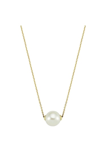 İncili 14 Ayar Altın Kolye