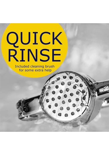 Lmetjma Premium Sarımsak Presi Paslanmaz Çelik Sarımsak Doğrayıcı Sarımsak Ezici Sıkması Ve Temizlemesi Kolay Mutfak Aletleri Jt202 Altın