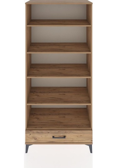 Hyperion Dolap 5 Raflı Tek Çekmeceli 88x44x195 Çam-çam Çam
