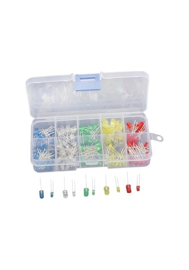 Trendooze Homyl 375 Adet Rgb Led'ler, 3mm Ve 5mm Boyut