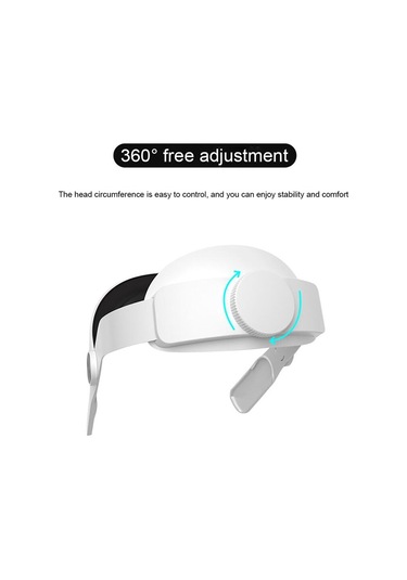 Oculus Quest 2 Vr Shınecon Os01 Ayarlanabilir Hepsi Bir Arada Kafa Bandı Vr Aksesuarları Beyaz