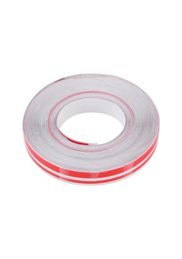 Cbtx 12mm 9.8m Kendinden Yapışkanlı Dekoratif Araç Şerit Bant Hattı Kırmızı A