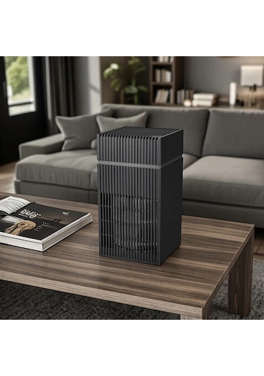 Xuweiwei Beyaz Kompakt Usb Hava Temizleyici Ev Ofis İçin Taşınabilir Duman Koku Eliminatoru Abs Plastik