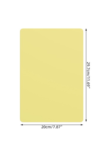 Samdoo 3mm Kalınlikta A4 Boyutlu Renksiz Silikon Dövme Alıştırma Derisi - Tozlama Ve Kesim Teknikleri İçin 5 Adet