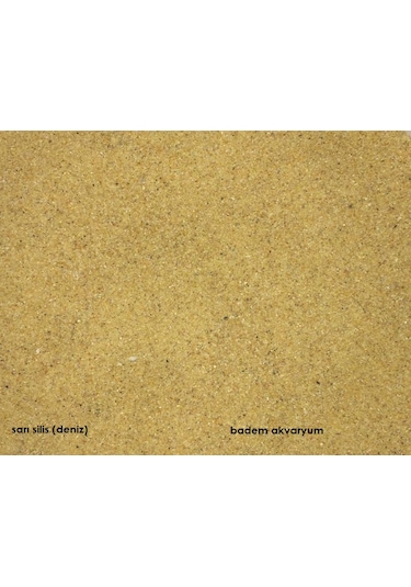 Akvaryum Sarı Silis Kum 0.1 Mm 5 Kg Deniz Kum İnce