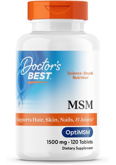 Doctors Best Msm Supports Hair Skin, Nails & Joints Methylsulfonylmethane 120 Tablet Aromasız