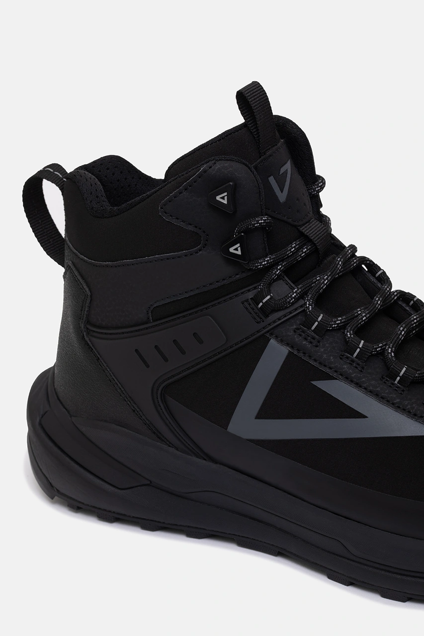 1415 V-wild Mid Erkek Bot Siyah Siyah