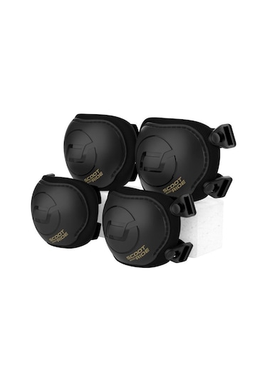 Scoot And Ride S-m Dizlik Ve Dirseklik Scooter Koruyucu Set Black&gold 230926-00164
