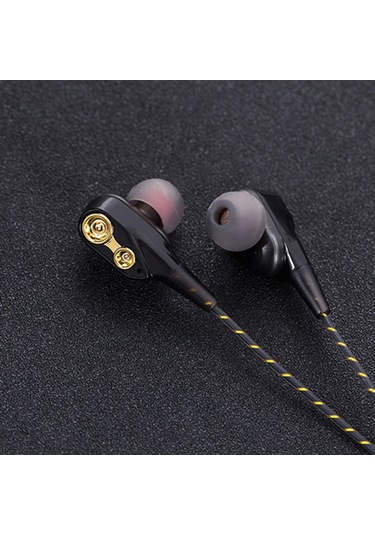 Mufunye Kablolu Kulaklık, Akıllı Gürültü Azaltma, Kablo Uzunluğu 1,2 M 3,5 Mm Konnektör Siyah