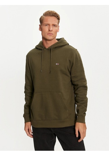 Tommy Hılfıger Erkek Sweatshırt Dm0dm20742-m12 Dm0dm20742-m12 Yeşil Yeşil