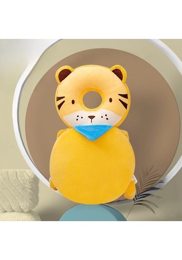 Premium Bebek Düşme Önleyici Kafa Yastığı: Güvenli Yürüyüş İçin No.06 Ekru