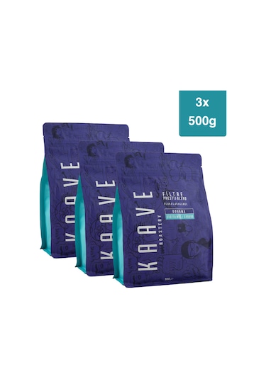 Kaave Roastery Prestij Blend Filtre Kahve 3 x 500 G